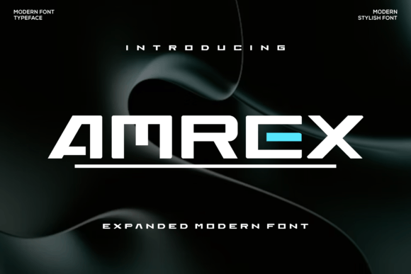 Amrex Font: A Bold Display Typeface for Campaign Headlines