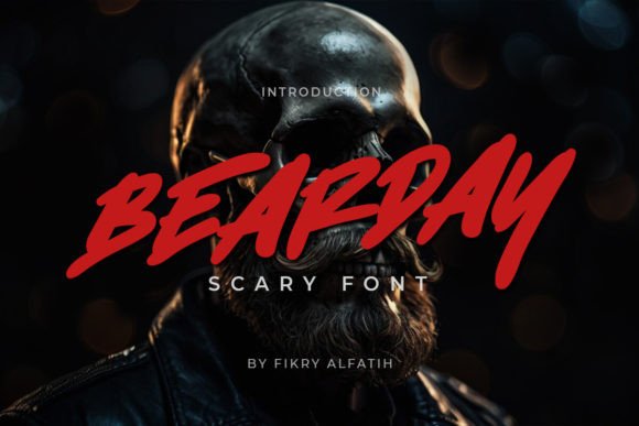 Bearday: A Horror Display Font for Bold Small Business Branding