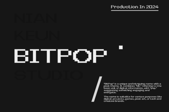 Bitpop: A Dynamic Display Font for Digital-First Campaigns