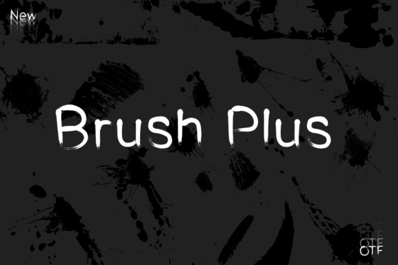 Brush Plus Review: A Display Font That Captures Real Brush Texture