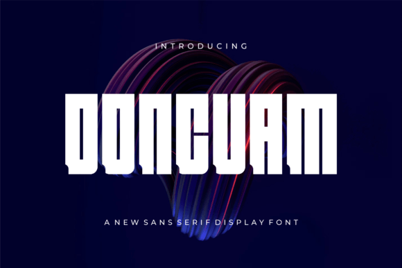Doncuam Display Font Review: A Bold Typeface for Branding Projects