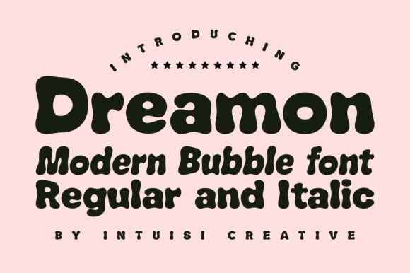 Dreamon Display Font: Bold Bubble Typography for Scroll-Stopping Campaigns