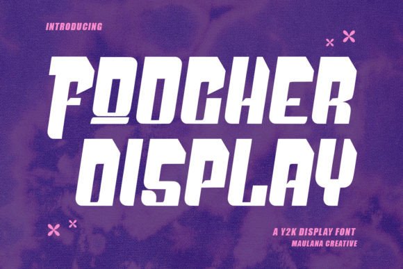Foocher Display Font for Handmade Products and Labels