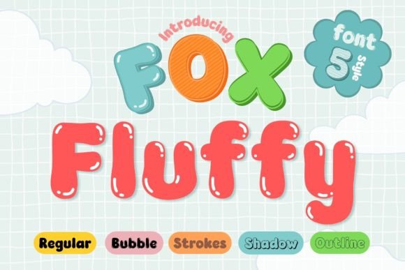 Fox Fluffy: A Playful Display Font for Blog Headers and Editorial Layouts