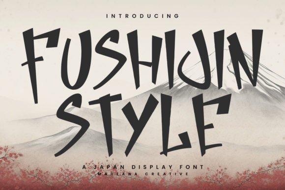 Fushijin Japanese Brush Font for Digital Storytelling