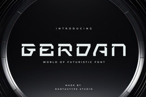 Gerdan Typeface for Modern Editorial Layouts