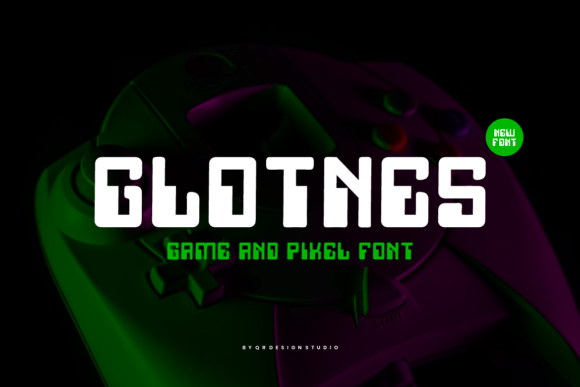 Glotnes Font for Playful Retro Editorial Design