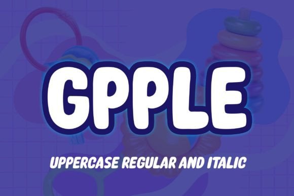 Gpple: A Gothic Display Font for Crafters and Handmade Products