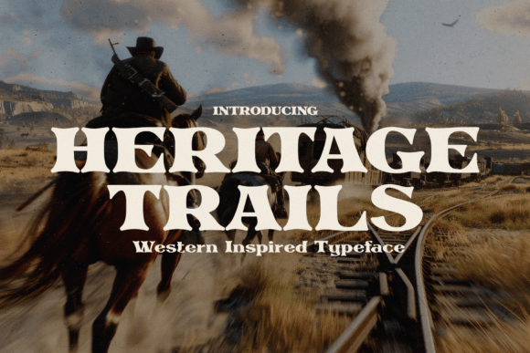 Heritage Trails: A Wild West Display Font for Editorial Storytelling