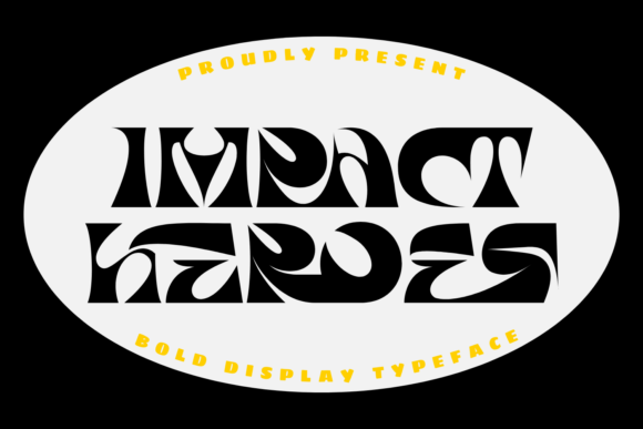 Impact Heroes: A Retro Display Font for Bold Digital Experiences