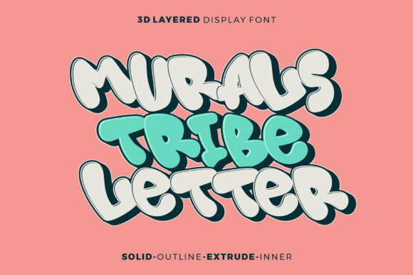 Murals Tribe Letter Brings Retro Charm to Small Business Branding