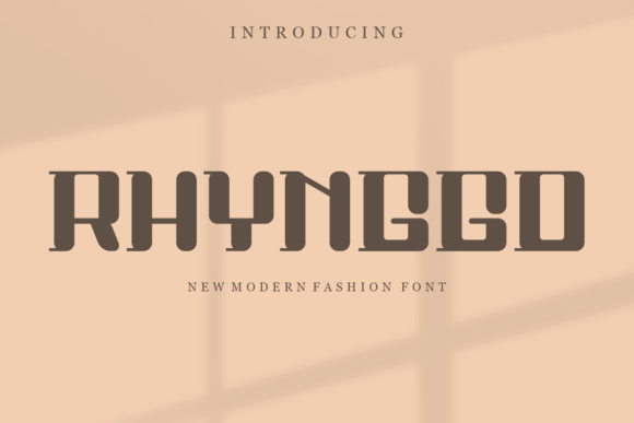 Rhynggo Font Brings Bold Display Charm to Handmade Products