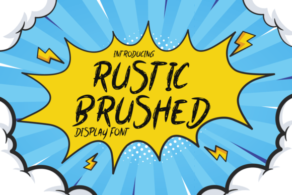 Rustic Brushed: A Hand-Drawn Brush Typeface for Editorial Projects