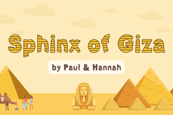 Sphinx of Giza Font for Bold Campaign Visuals
