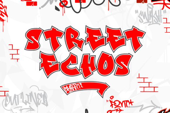 Street Echos: A Graffiti-Inspired Display Font for Campaign Headlines That Hit Hard