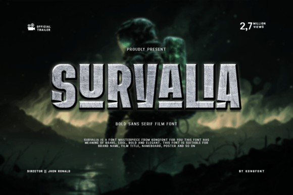 Survalia Display Font: Elevate Your Brand with Distinctive Typeface
