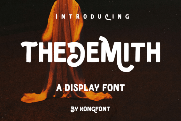 Thedemith Display Font for Modern Web Design and Brand Identity