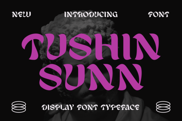 Tushin Sunn Display Font: Energetic Typeface for Branding Projects