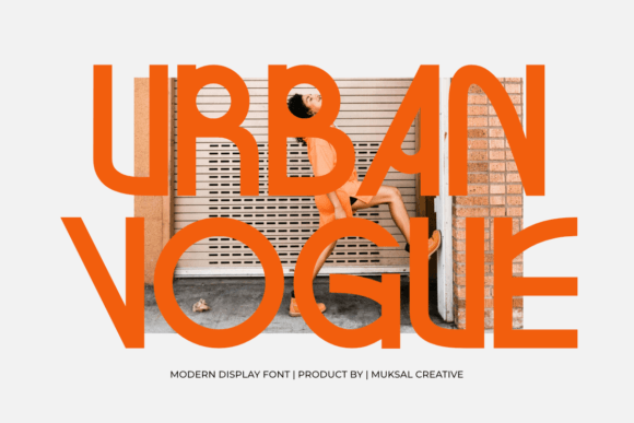 Urban Vogue: A Chic Display Font for Modern Branding
