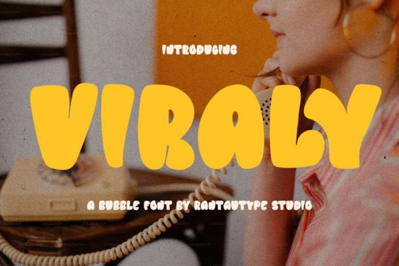Viraly Display Font for Friendly Brand Content That Engages Audiences