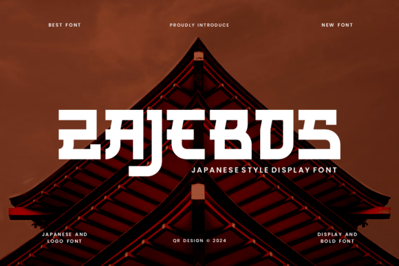 Zajebos: A Modern Display Font for Editorial Design and Branding